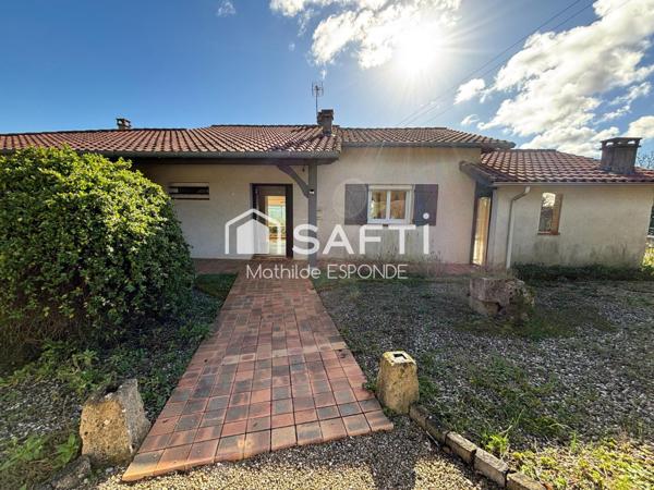 Maison de campagne avec piscine et garage