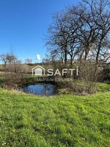Maison de campagne avec piscine et garage