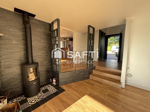 Maison de campagne avec piscine et garage