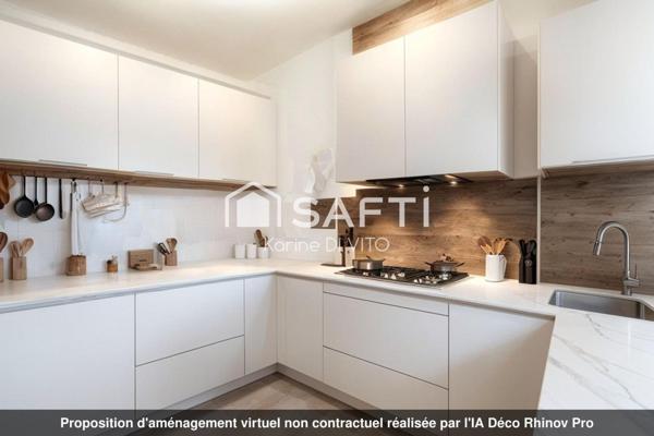 T3 à rafraichir - Parking + garage + cave - Idéal résidence secondaire ou investissement locatif