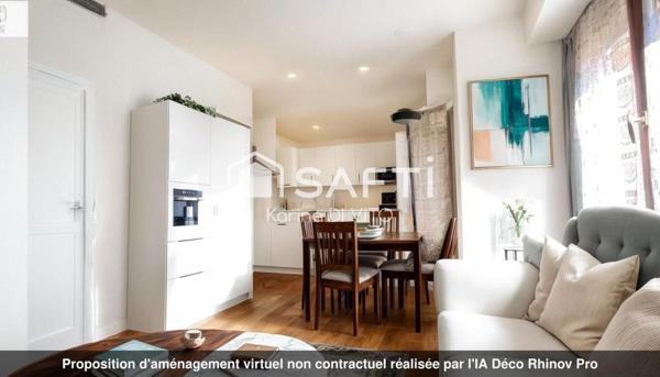 T3 à rafraichir - Parking + garage + cave - Idéal résidence secondaire ou investissement locatif