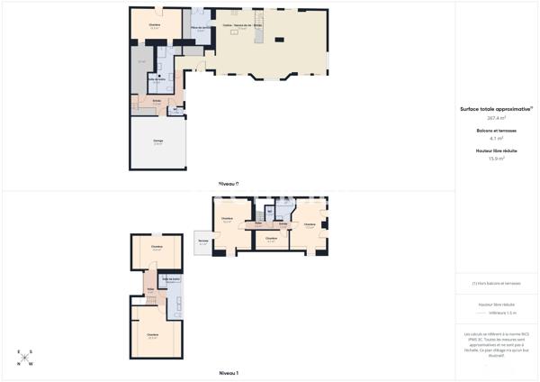 Maison
         8 pièces
        - 220 m² Bien prestige 699 000 € *
