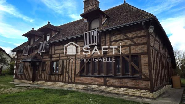 Maison champenoise – 185 m² – Terrain 2 789 m² – Grange-L’Évêque (10 min de Troyes)