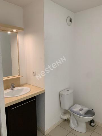 Toulouse Rangueil appartement T1 bis meublé de 41.77 m² sans vis à vis à proximité des commodités , 1 place de parking sous sol et balcon