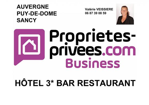 REGION SANCY, DU PUY DE DOME - Hôtel 3* Bar Restaurant