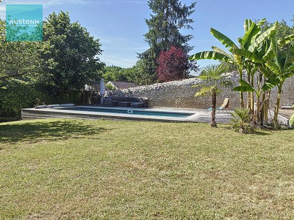 Longère Poce Sur Cisse 162m² habitables avec piscine