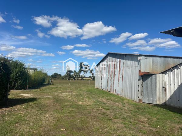 Terrain constructible avec partie agricole