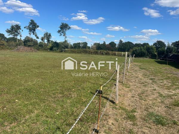 Terrain constructible avec partie agricole