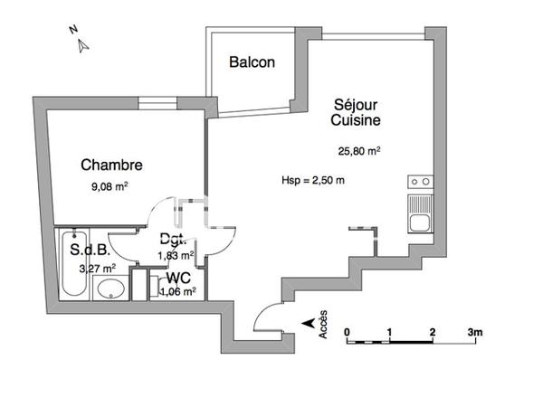 Location Appartement 2 pièces 41.04 m² - RUE JACQUES PREVERT Pledran 22960