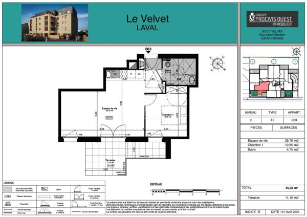 Appartement à louer à Laval (53000)