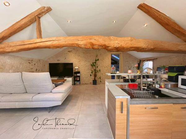 appartement 3 pièces avec Jardin et stationnement privé - PROCHE LUZARCHES