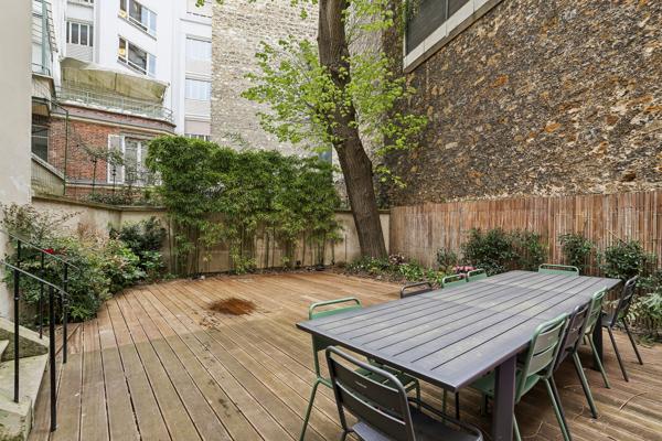 Bureaux à louer Paris 17 hôtel particulier avec jardin privatif