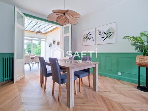 Rue Pasteur - 4 chs 2 sdb Jardin Sous-sol complet