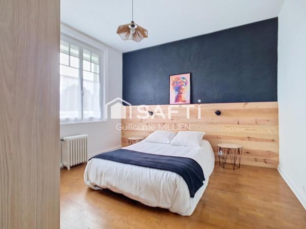 Rue Pasteur - 4 chs 2 sdb Jardin Sous-sol complet