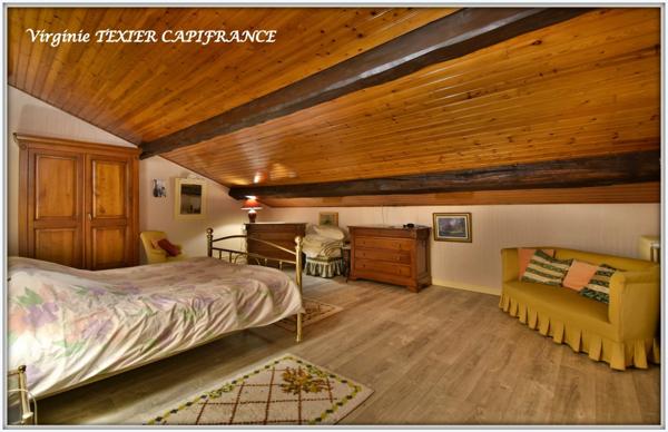 Dpt Charente Maritime (17), à vendre entre SAINT JEAN D'ANGELY et SAINTES maison de caractère P8 sur 3800m² de jardin clos