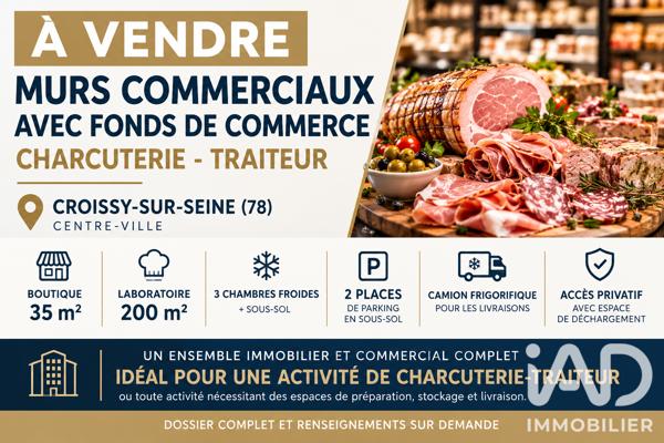 Boutique/Local commercial à vendre 235 m² Croissy-sur-Seine