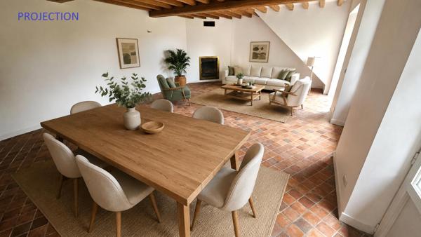 Houdan et N12 proche / Maison rénovée 210 m2 / 5 chambres + dépendances