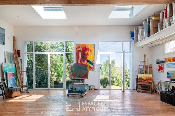Maison avec jardin et atelier d’artiste