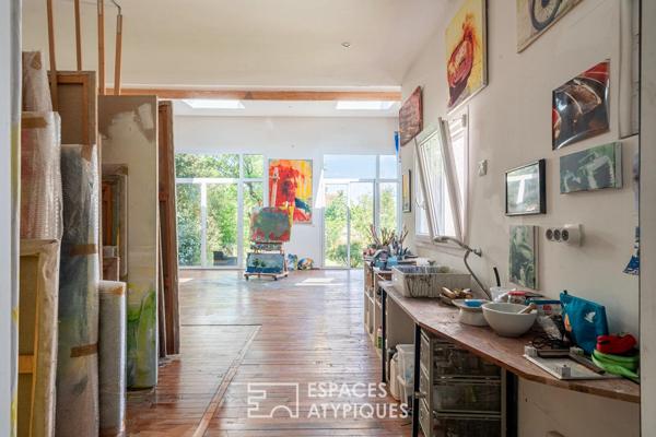 Maison avec jardin et atelier d’artiste