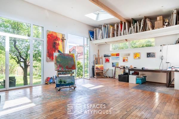 Maison avec jardin et atelier d’artiste