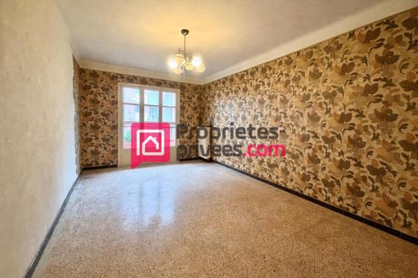 Appartement traversant Grasse Carnot 4 pièces 75 m2, 2 balcons, à rénover