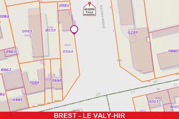 A VENDRE - 2 RUE EMILE ROUSSE - TERRAIN CONSTRUCTIBLE DE 718M² AVEC MAISON EXISTANTE A DEMOLIR - IDEAL CONSTRUCTION/MARCHAND/DIVISION - RARE