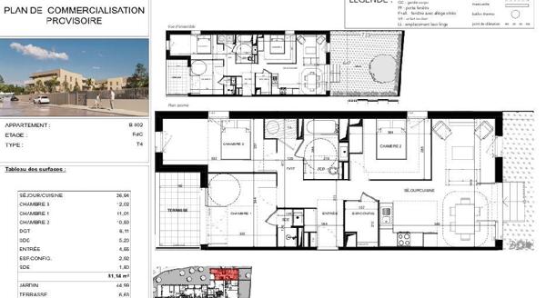 Appartement (neuf) à vendre 4 pièces 81 m² Castries