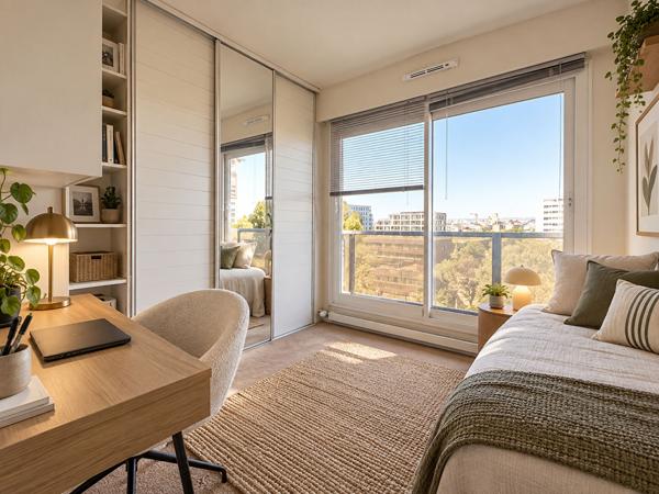 3 pièces 56.70 m2 RUE BELLIARD
