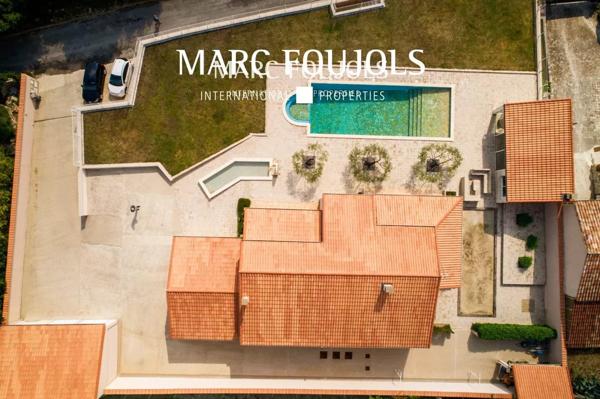 Proche Nîmes – Maison provençale avec jardin et piscine