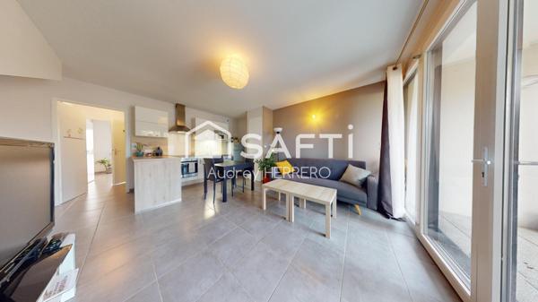 T2 meublé en RDC + de 45m² - Loggia - Terrasse - Toulouse Nord