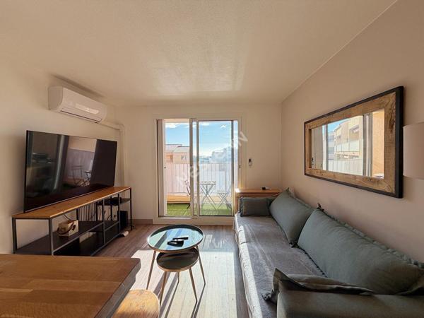 Carqueiranne - Appartement de type 2 - Terrasse vue mer