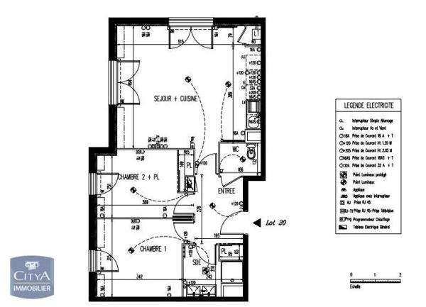 Appartement à louer 3 pièces 60.39m² Ouistreham (14150)