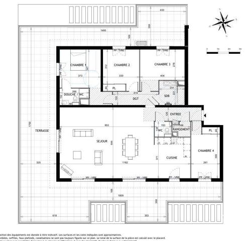 Appartement à vendre 5 pièces 143 m² Vallauris