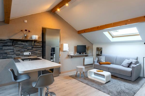 Maison contemporaine classée A + T1bis avec magnifique vue sur le Mont Blanc