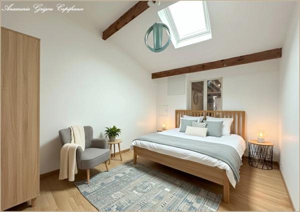 Courville-Sur-Eure à vendre, maison de village 123 m², 2 chambres avec la possibilité d'aménager une troisième chambre