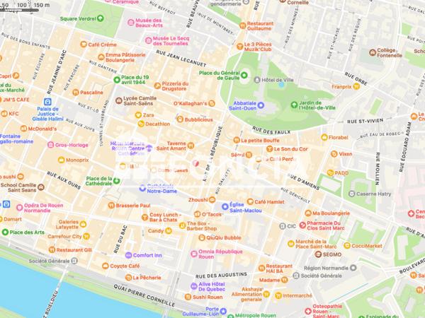 Location Studio meublé 17.42 m² - 12 RUE SAINT NICOLAS Rouen 76000