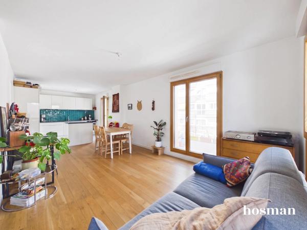 Bel appartement 3 pièces 72 m² avec grande terrasse - Rue de Nantes, Paris 19ème
