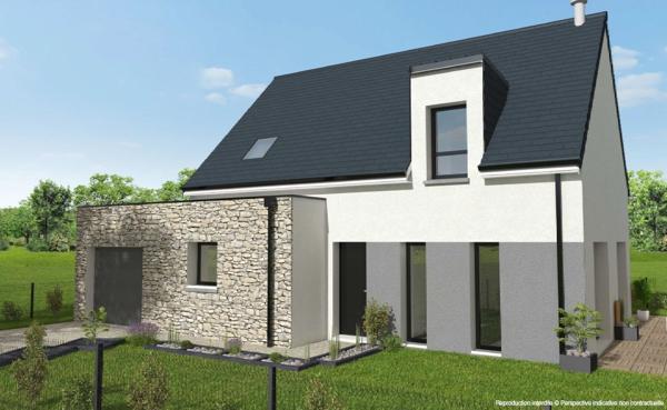 Terrain + Maison à vendre 5 pièces - 106 m²