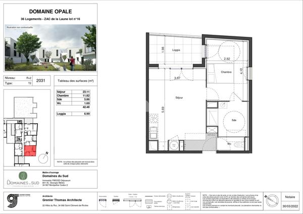 Appartement avec deux stationnements