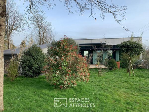 Originale villa d’architecte aux volumes singuliers