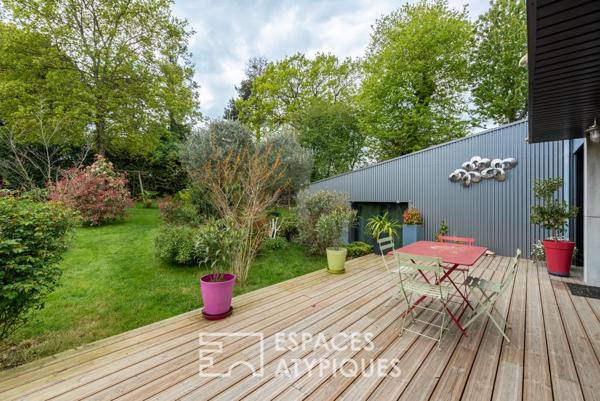 Originale villa d’architecte aux volumes singuliers
