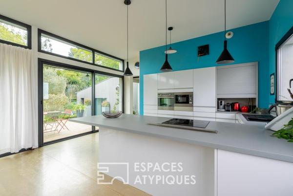 Originale villa d’architecte aux volumes singuliers