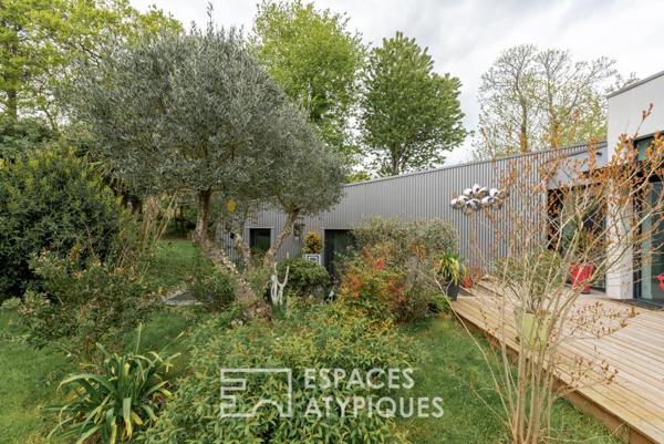 Originale villa d’architecte aux volumes singuliers