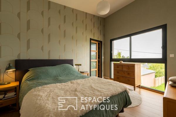 Originale villa d’architecte aux volumes singuliers