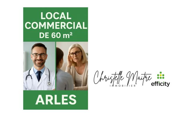 Local Commercial 3 pièces - 60 m² Exclusivité efficity