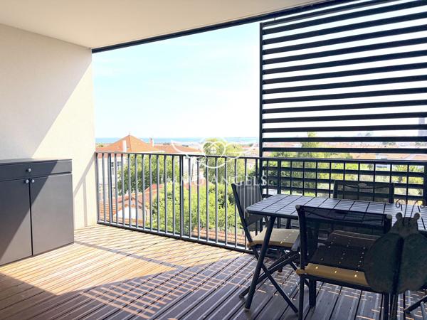 Appt. 3 pièces état neuf, PMR vue mer