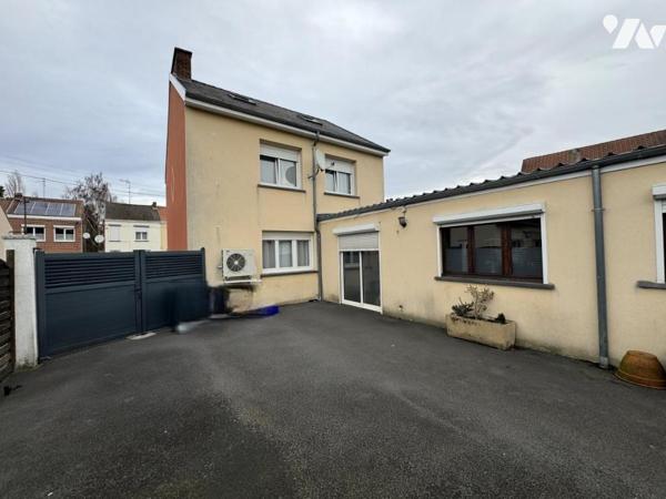 Semi-individuelle à Quiévrechain impasse calme 5 chambres parking jardin clos