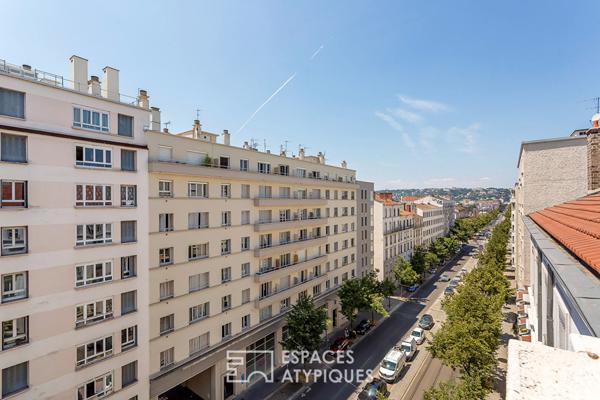 Duplex rénové en dernier étage et balcon