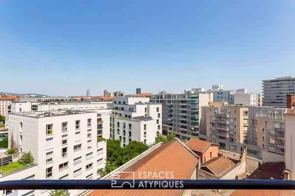 Duplex rénové en dernier étage et balcon