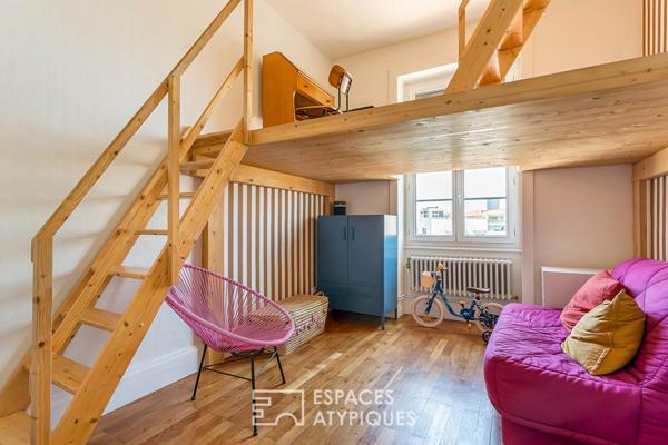 Duplex rénové en dernier étage et balcon